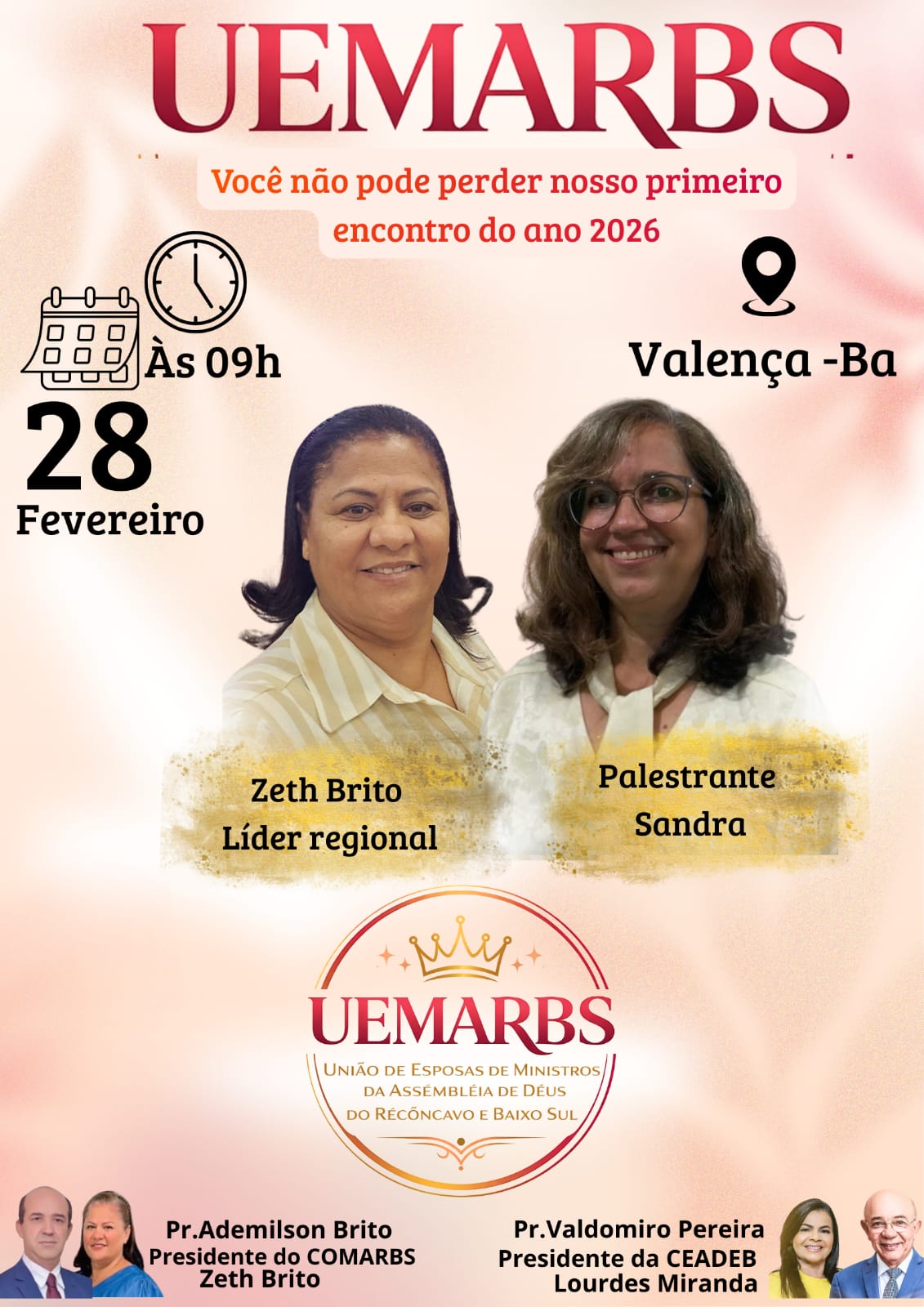 1º Encontro UEMARBS 2026 – Valença/BA
